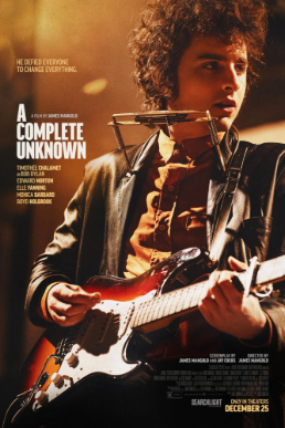 Cartel de la película A Complete Unknown, de James Mangold.