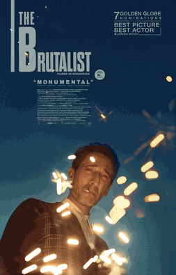 Cartel de la película The Brutalist, de Brady Corbet.